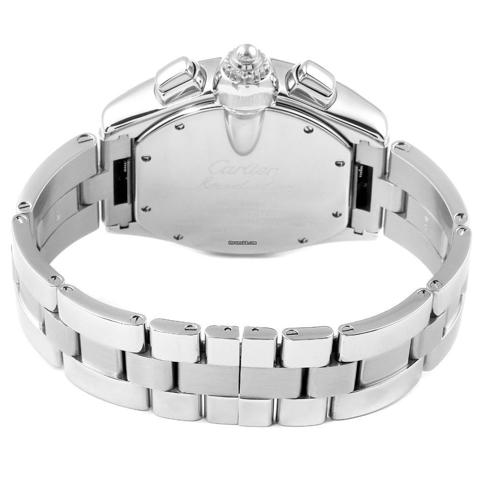 Cartier Roadster Mens watch Unisex Automatic Steel W62019X6 7