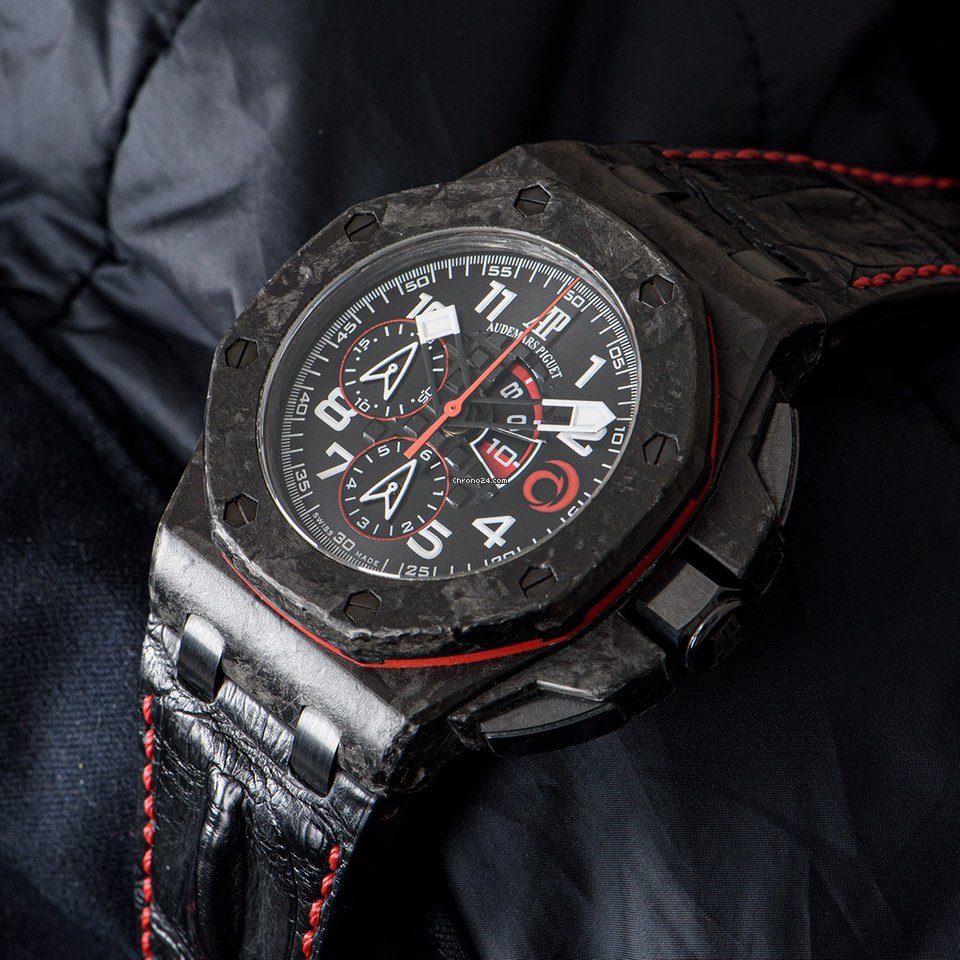 Audemars Piguet Royal Oak Offshore Chronograph Mens watch Unisex Automatic Carbon 26062FS.OO.A002CA.01 7
