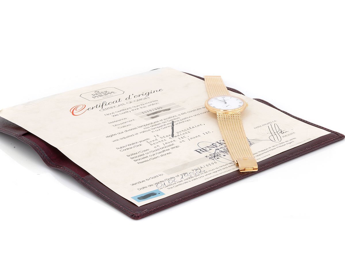 Patek Philippe Calatrava Mens watch Unisex Manual winding Yellow gold 3919  005 7