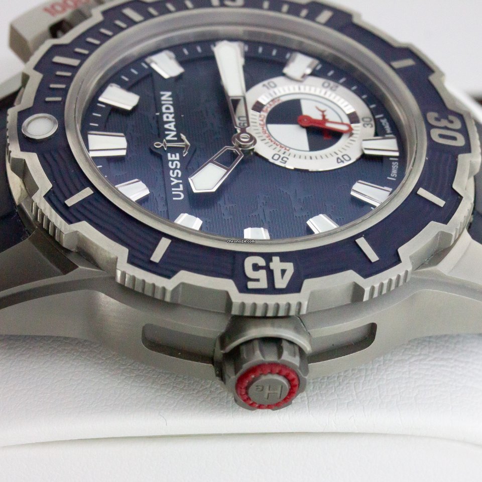 Ulysse Nardin Hammerhead Shark Mens watch Unisex Automatic Titanium 3203-500LE-3 93-HAMMER 7