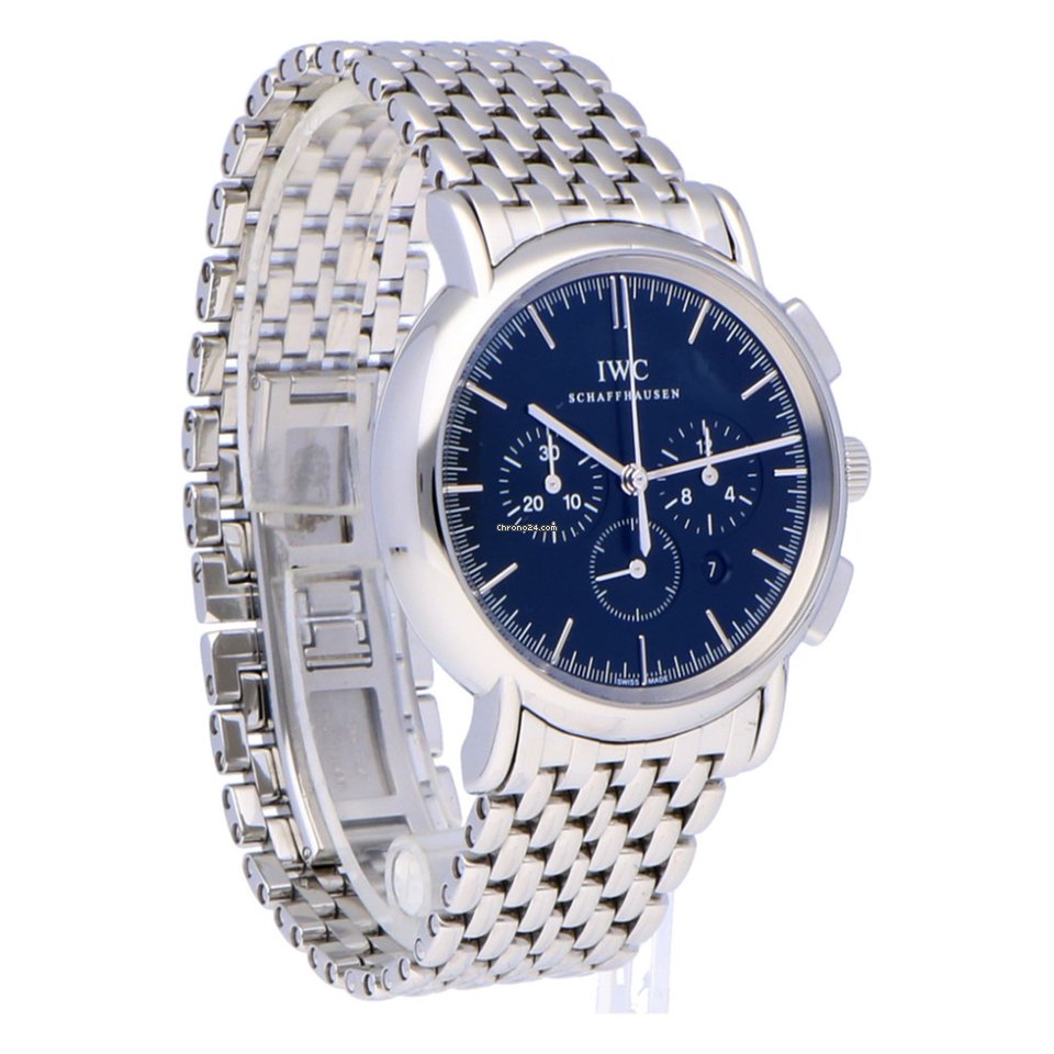 IWC Portofino Chronograph Mens watch Unisex Automatic Steel IW372406 7
