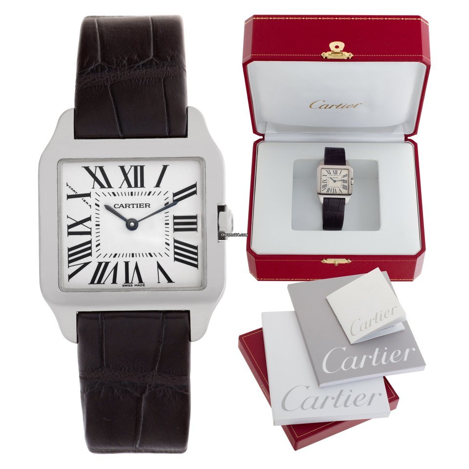 Cartier Santos Dumont Quartz White gold W2009451 7