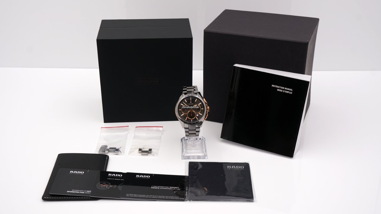 Rado HyperChrome Chronograph Mens watch Unisex Automatic Ceramic R32118102 7