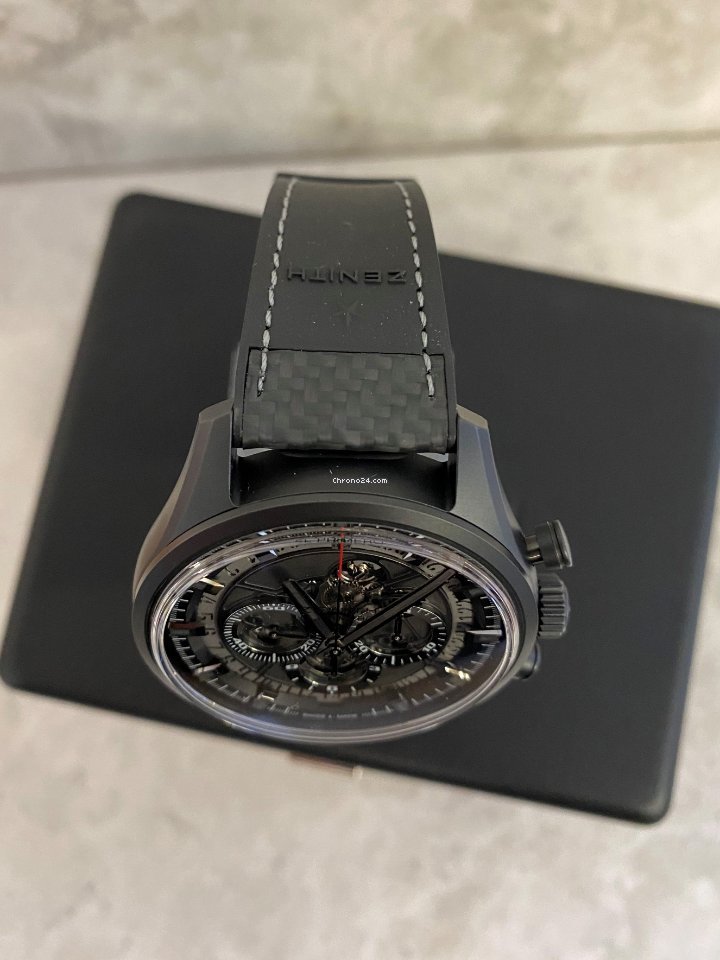 Zenith El Primero Chronomaster Mens watch Unisex Automatic Ceramic 49.2520.400 98.R578 7