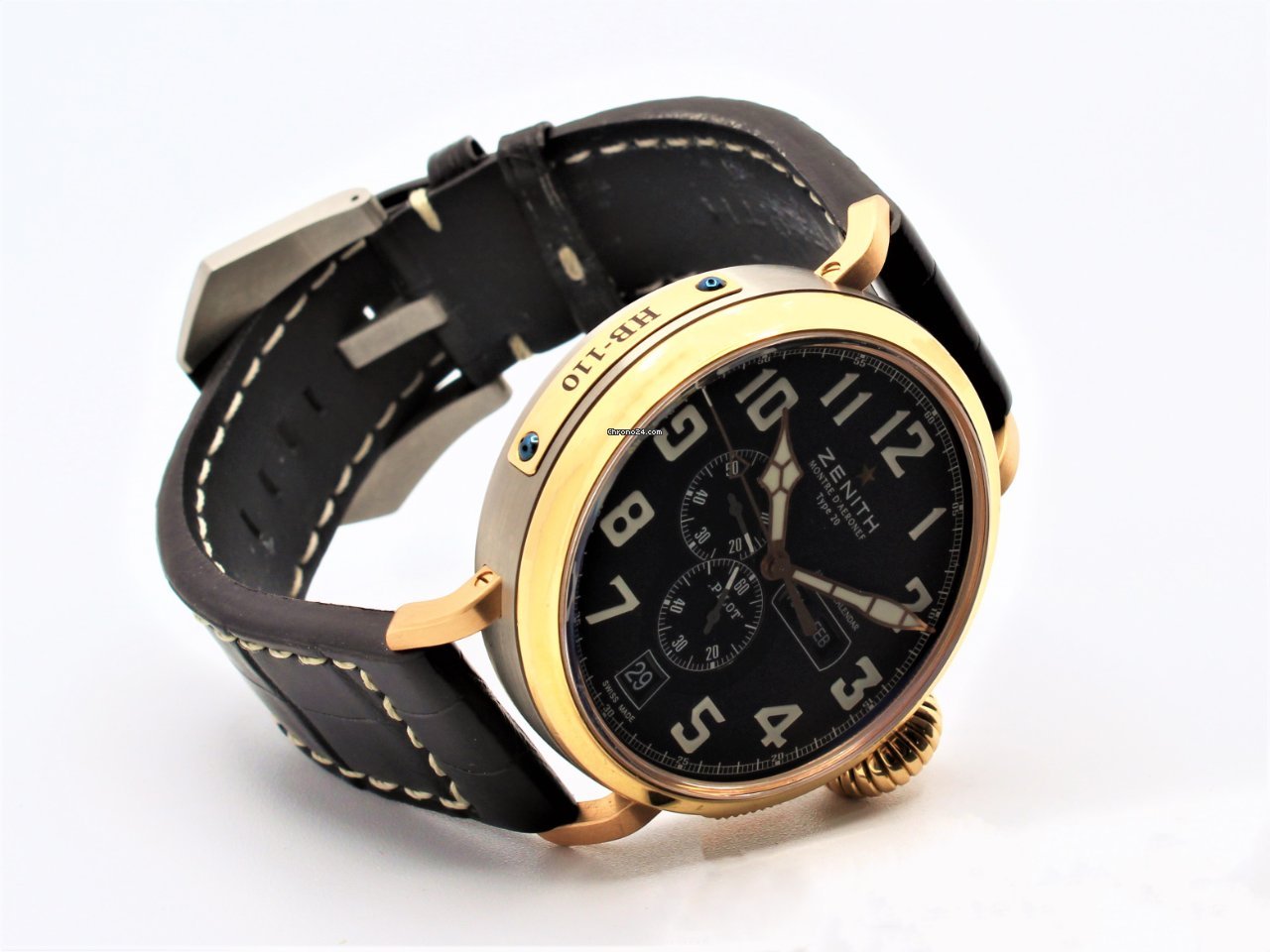 Zenith Pilot Type 20 Annual Calendar Mens watch Unisex Automatic Titanium 87.2430.4054 7