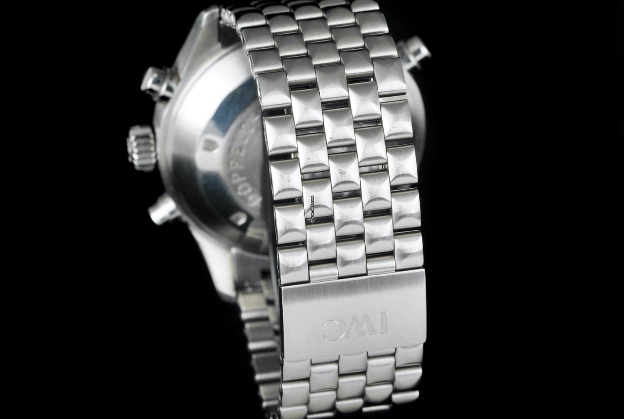 IWC Pilot Double Chronograph Mens watch Unisex Automatic Steel IW371319 7