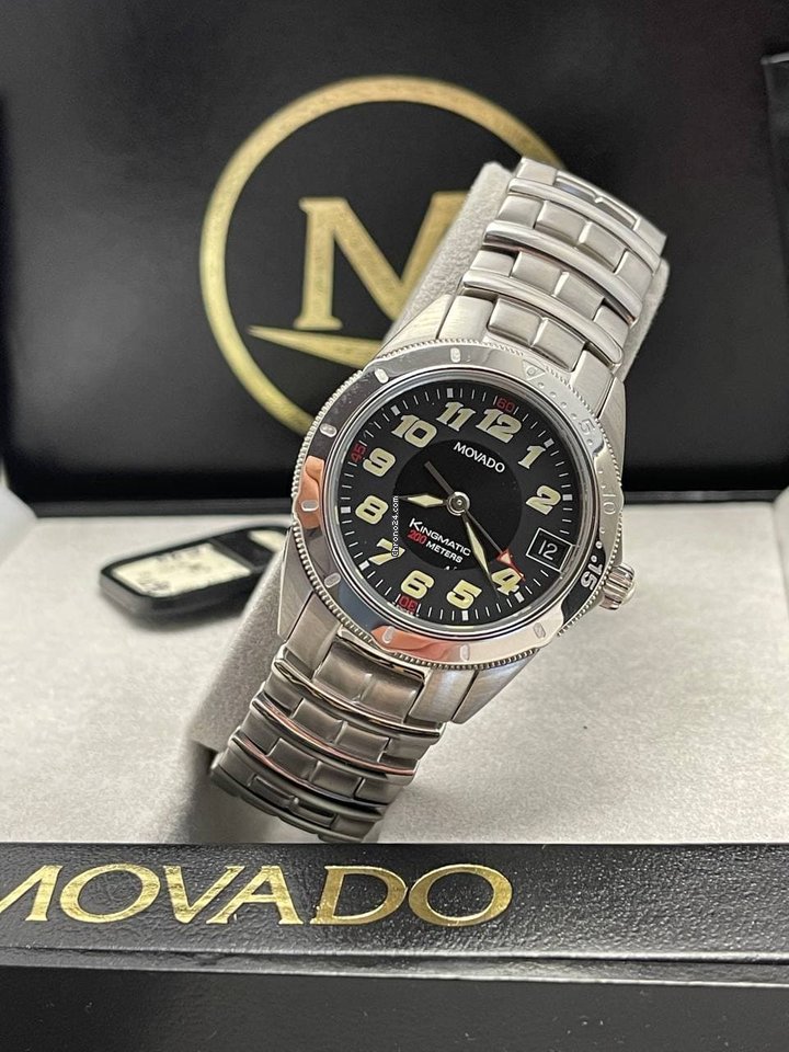 Movado Kingmatic Mens watch Unisex Automatic Steel 84-D7-867 ser. 3723222 7