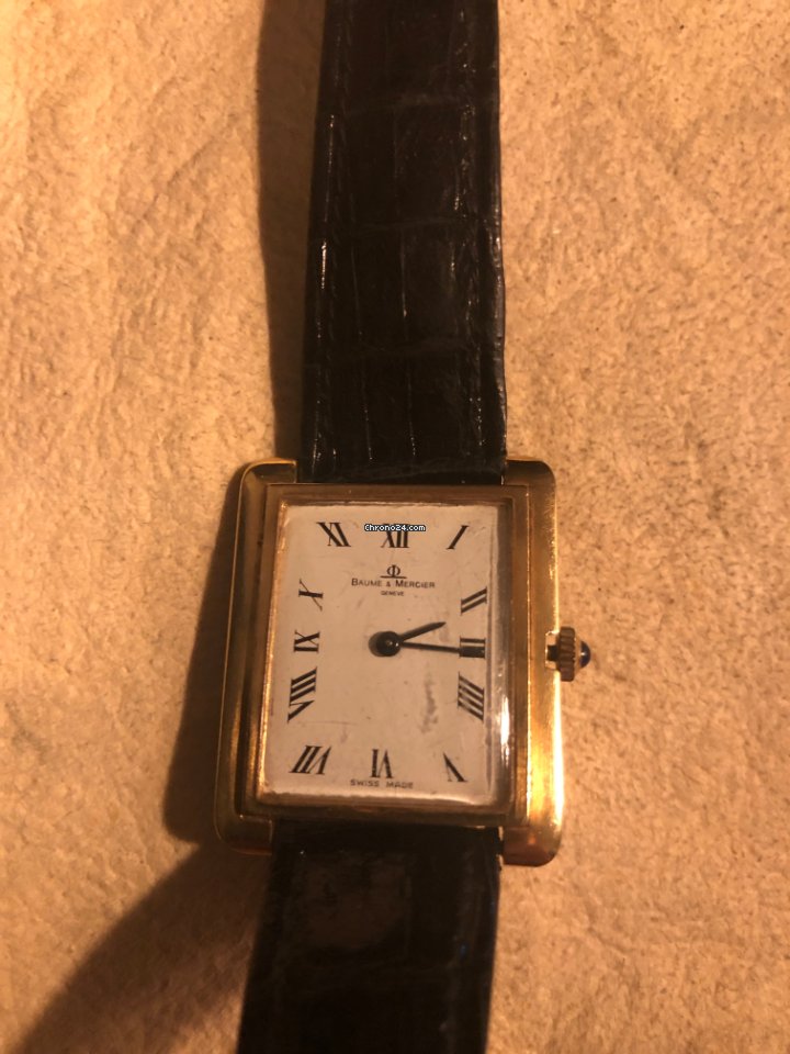 Baume & Mercier Mens watch Unisex Manual winding Yellow gold 6365N 7