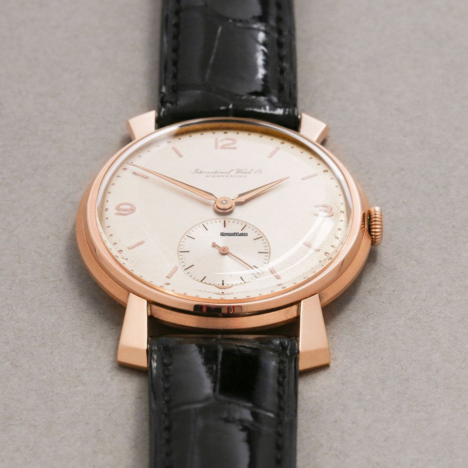 IWC Mens watch Unisex Manual winding Rose gold C.88 7