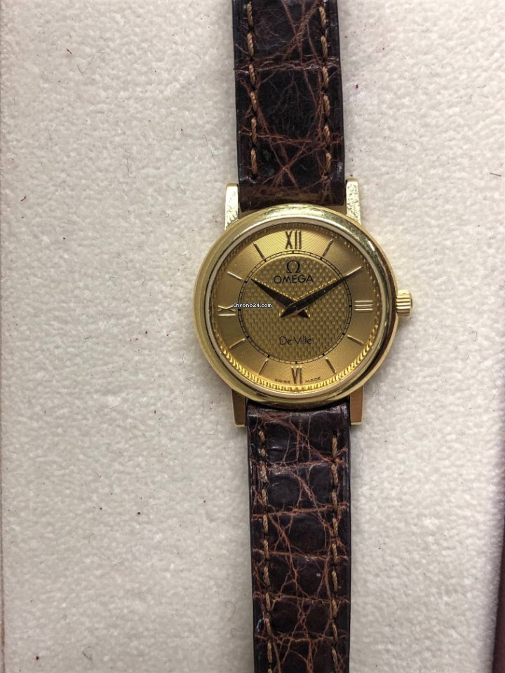 Omega De Ville Womens watch Quartz Yellow gold 7360.14.12 7