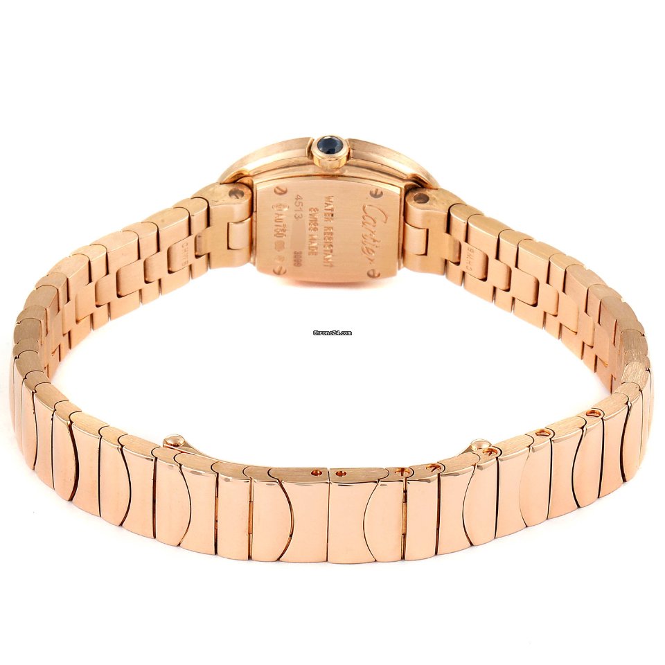 Cartier Baignoire Womens watch Quartz Rose gold W8000015 7