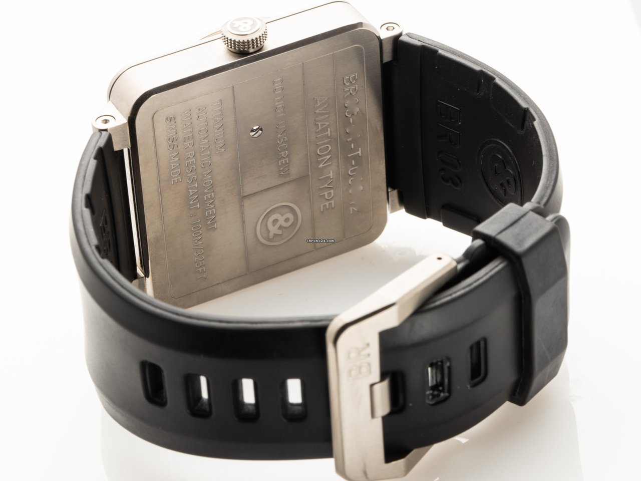 Bell & Ross BR 03-51 GMT Mens watch Unisex Automatic Titanium BR03.51GMT 7