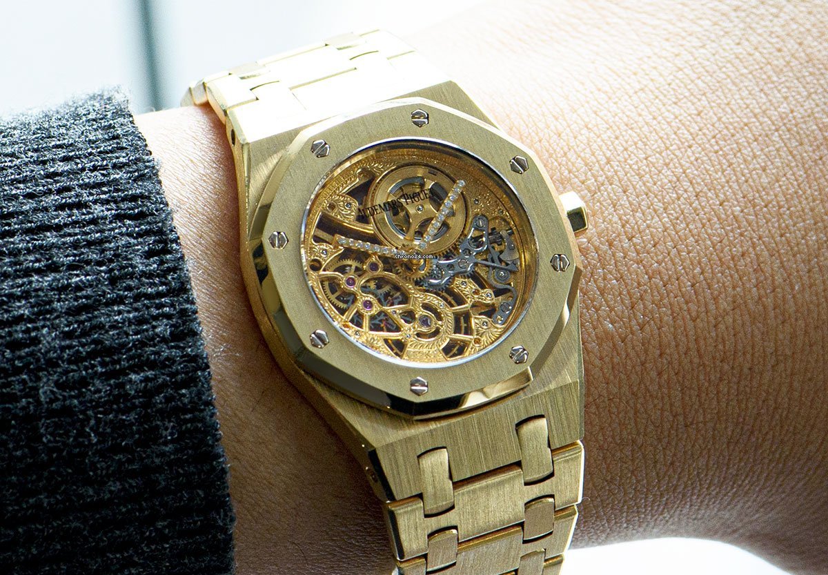 Audemars Piguet Royal Oak Mens watch Unisex Manual winding Yellow gold 14789BA 7