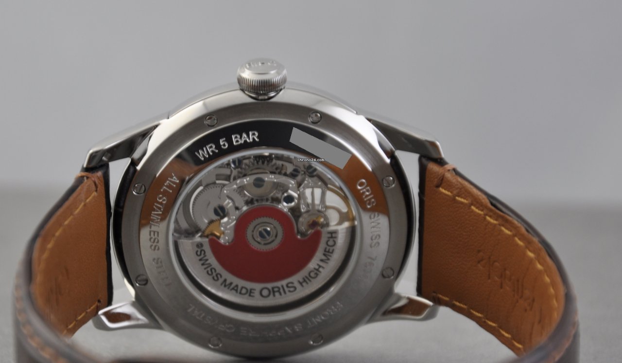 Oris Artelier Skeleton Mens watch Unisex Automatic Steel 01 734 7670 4051-07 5 21 70FC 7