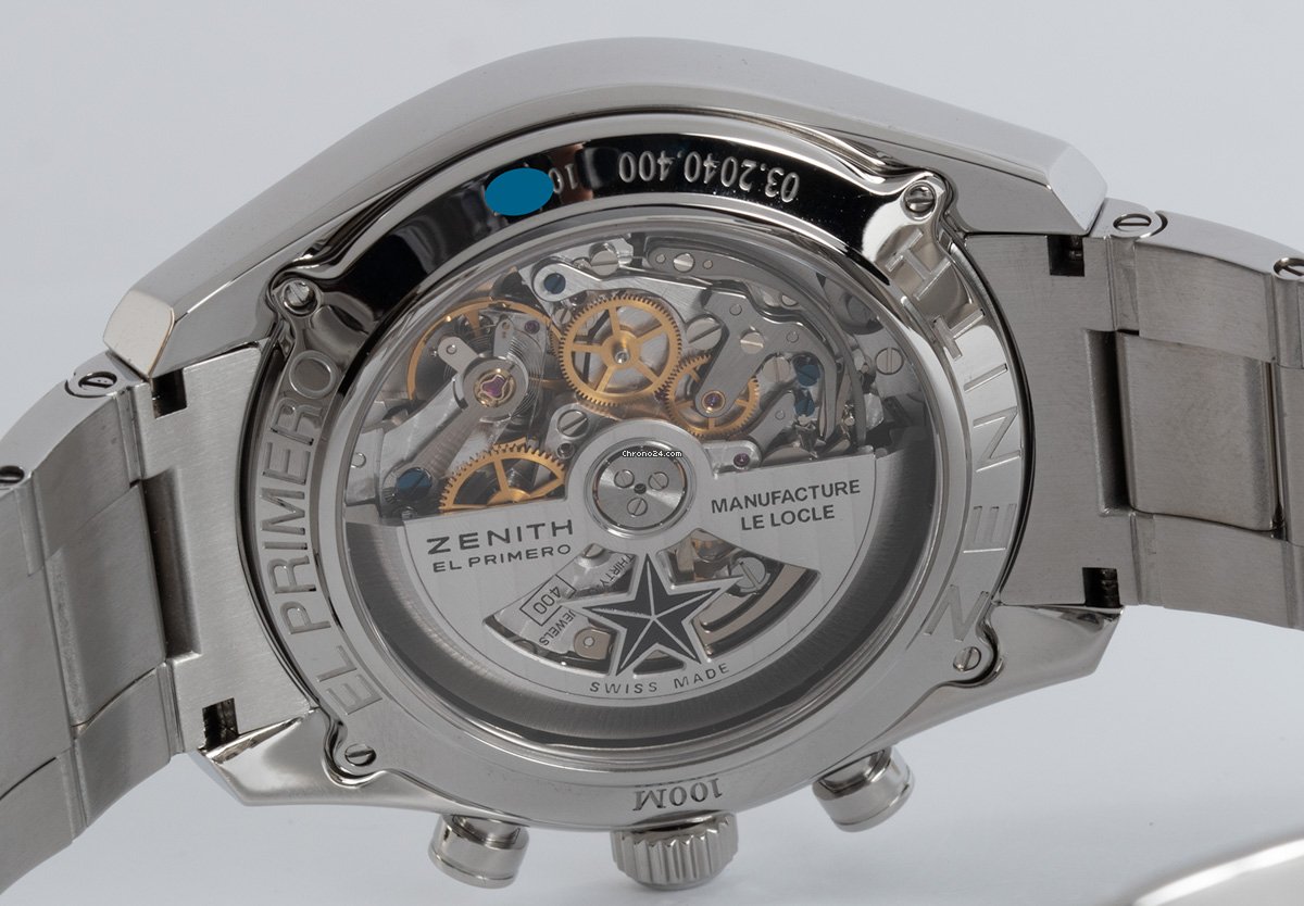 Zenith El Primero 36000 VpH Mens watch Unisex Automatic Steel 03.2040.400 04.M2040 7
