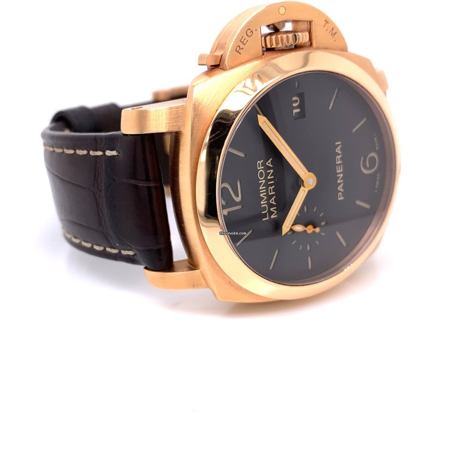 Panerai Luminor Marina 1950 3 Days Automatic Mens watch Unisex Automatic Rose gold PAM 00393 7
