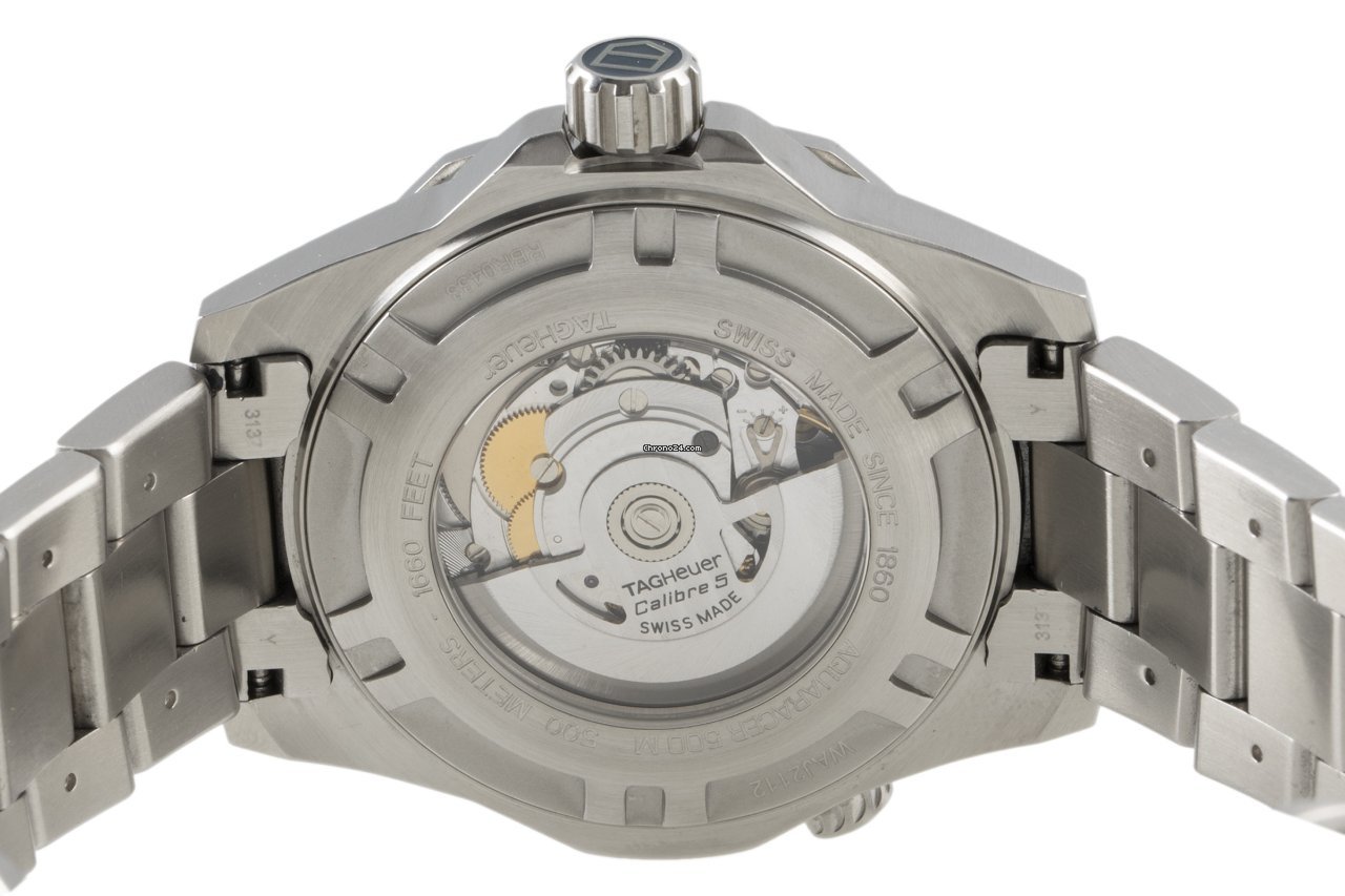 TAG Heuer Aquaracer 500M Mens watch Unisex Automatic Steel WAJ2112 7
