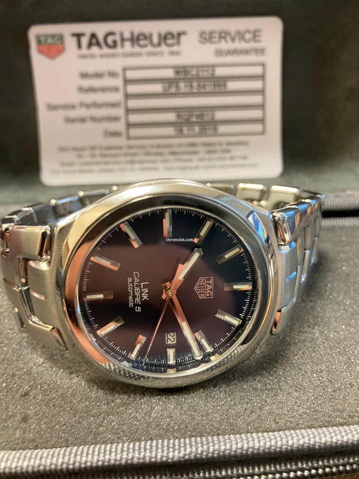 TAG Heuer Link Calibre 5 Mens watch Unisex Automatic Steel WBC2112.BA0603 7