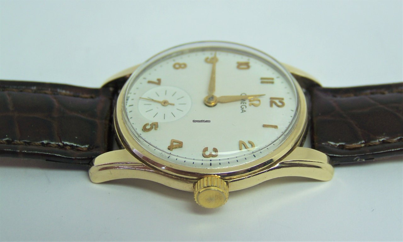 Omega Mens watch Unisex Manual winding Yellow gold 13339 7