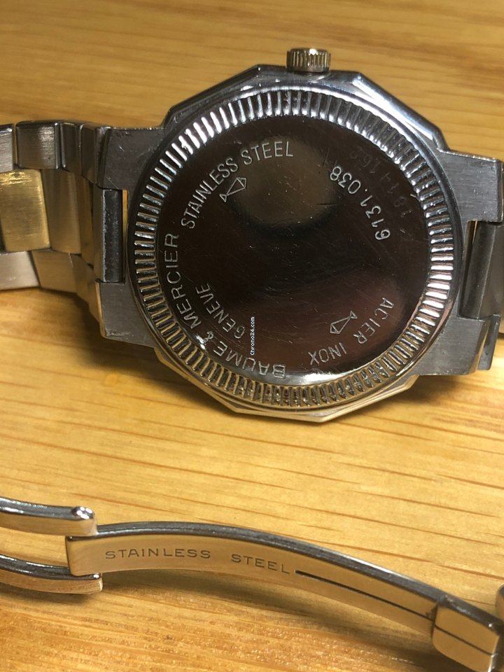 Baume & Mercier Mens watch Unisex Quartz Gold Steel 6331038 7