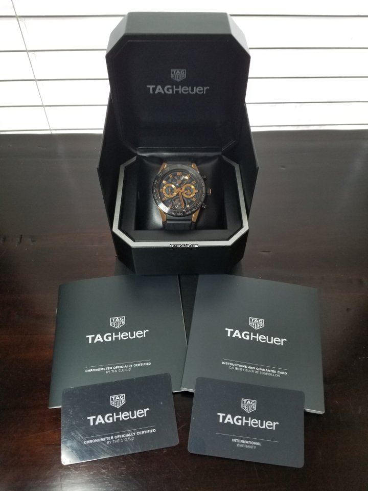 TAG Heuer Carrera Heuer-02T Mens watch Unisex Automatic Titanium CAR5A5Y.FC6377 7