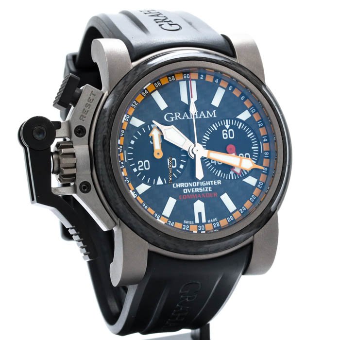 Graham Chronofighter Oversize Mens watch Unisex Automatic Titanium 2OVATCO.B01A.K10B 7