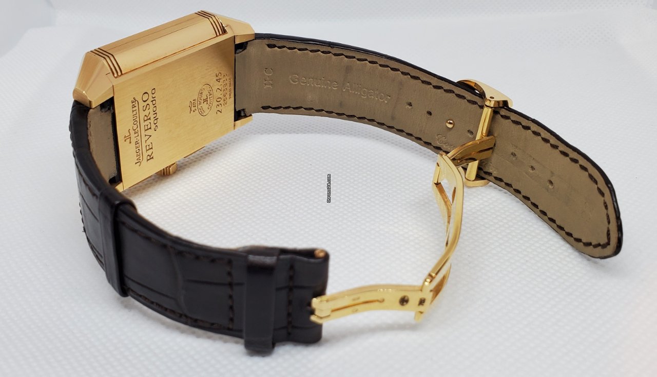 Jaeger-LeCoultre Reverso Squadra Chronograph GMT Mens watch Unisex Automatic Yellow gold 230.2.45 7
