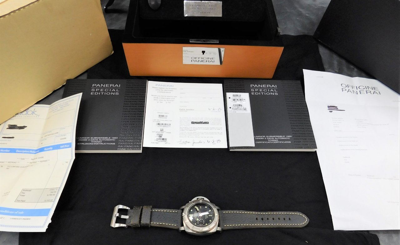 Panerai Special Editions Mens watch Unisex Automatic Titanium PAM 00364 7