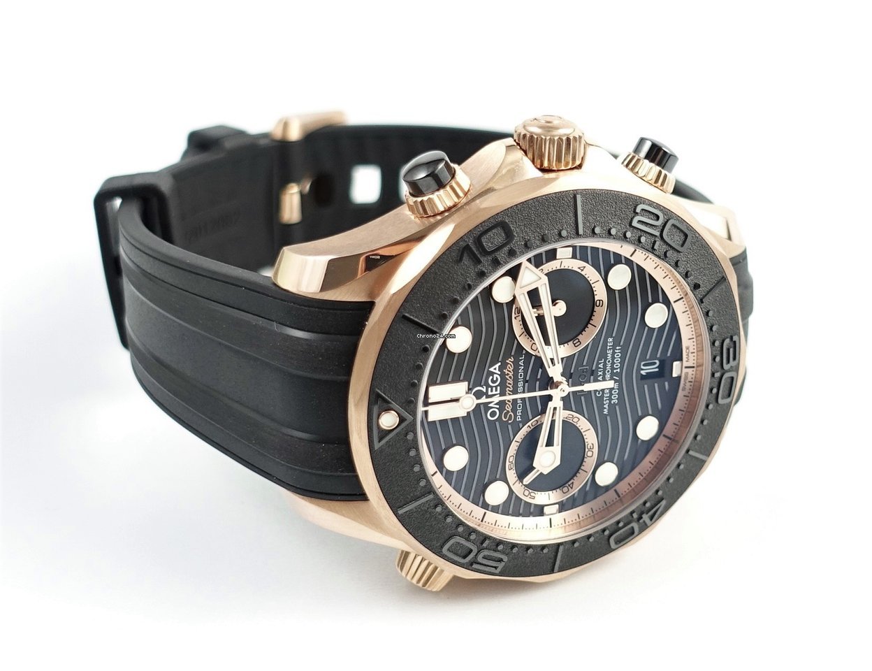 Omega Seamaster Diver 300 M Mens watch Unisex Automatic Rose gold 210.62.44.51.01.001 7