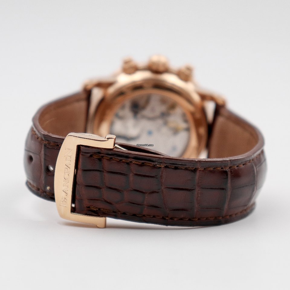 Blancpain Leman Fly-Back Mens watch Unisex Automatic Rose gold 2685F-3630-53B 7