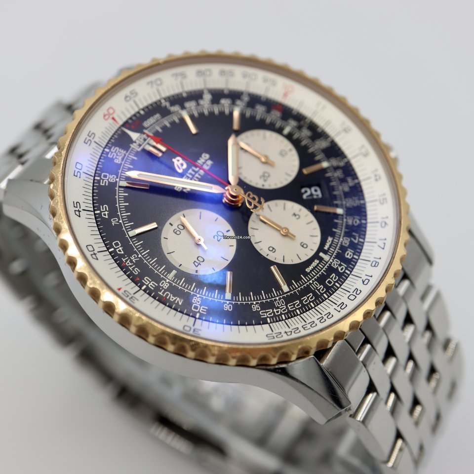 Breitling Navitimer 01 (46 MM) Mens watch Unisex Automatic Gold Steel UB0127211B1A1 7