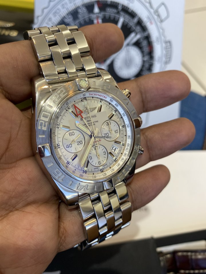 Breitling Chronomat 44 GMT Mens watch Unisex Automatic Steel AB042011 G745 7