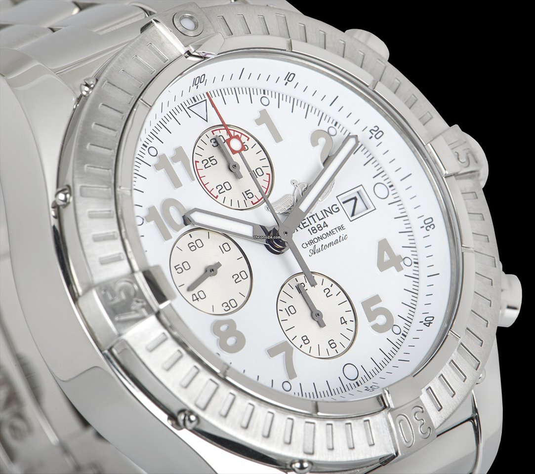 Breitling Super Avenger Mens watch Unisex Automatic Steel A1337011 A562 7