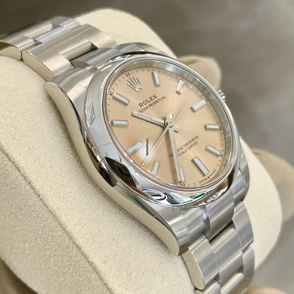 Rolex Oyster Perpetual 34 Mens watch Unisex Steel 124200-0004 7