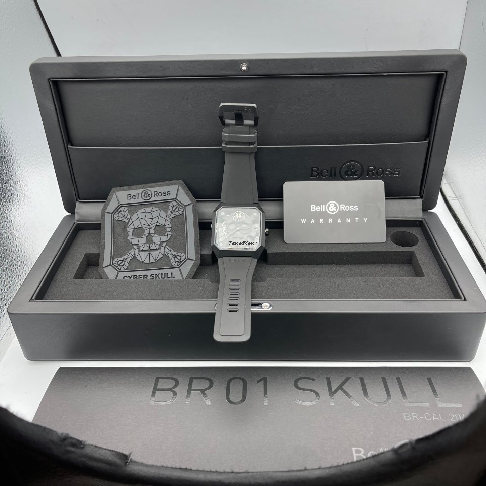 Bell & Ross BR 01 Mens watch Unisex Manual winding Ceramic BR01-CSK-CE SRB 7