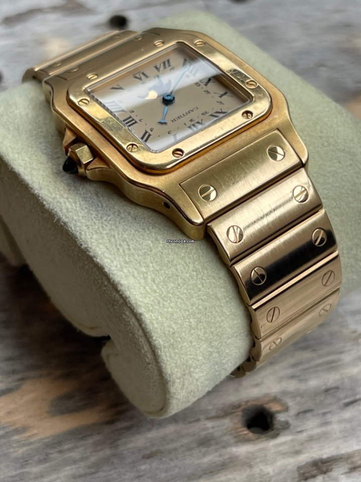 Cartier Santos Womens watch Quartz Yellow gold 819901 7