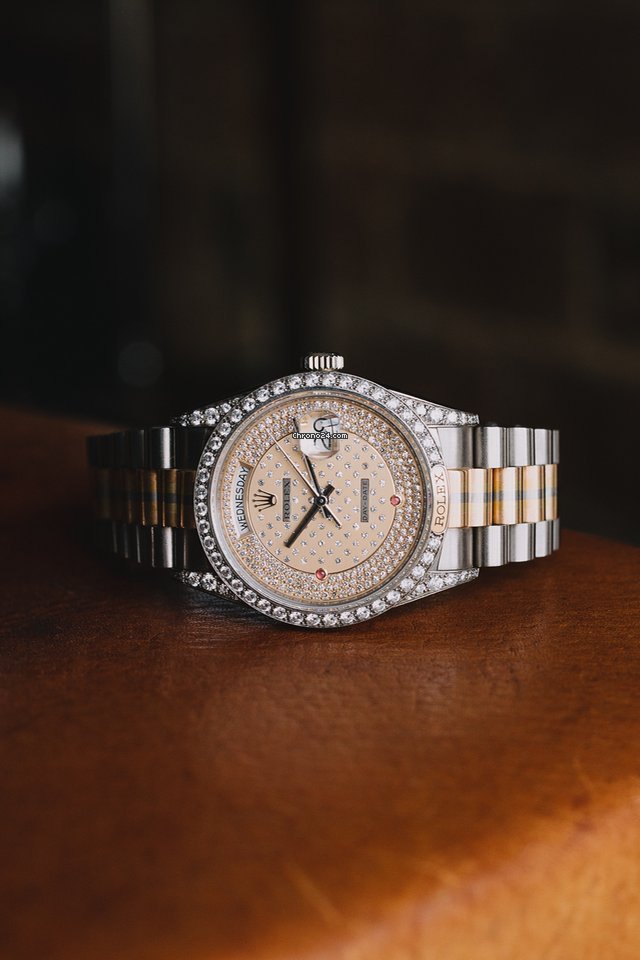 Rolex Day-Date 36 Mens watch Unisex White gold Automatic 118139 7