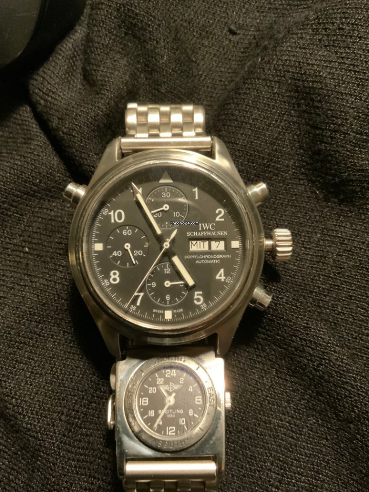 IWC Pilot Double Chronograph Mens watch Unisex Automatic Steel 2829952 7