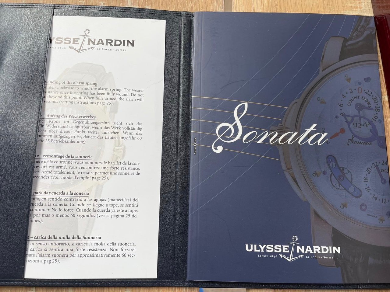 Ulysse Nardin Sonata Mens watch Unisex Automatic Rose gold 666-88 7