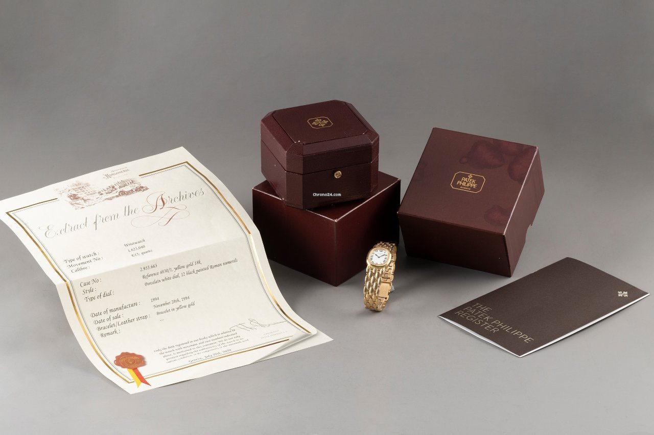 Patek Philippe Golden Ellipse Womens watch Quartz Yellow gold 4830 1 7