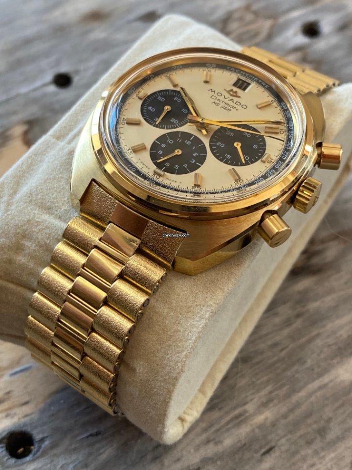 Movado Datron Mens watch Unisex Automatic Gold Steel 434-705-502 7