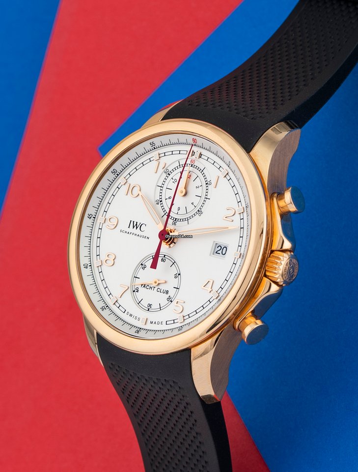 IWC Portuguese Yacht Club Chronograph Mens watch Unisex Automatic Rose gold IW390501 7