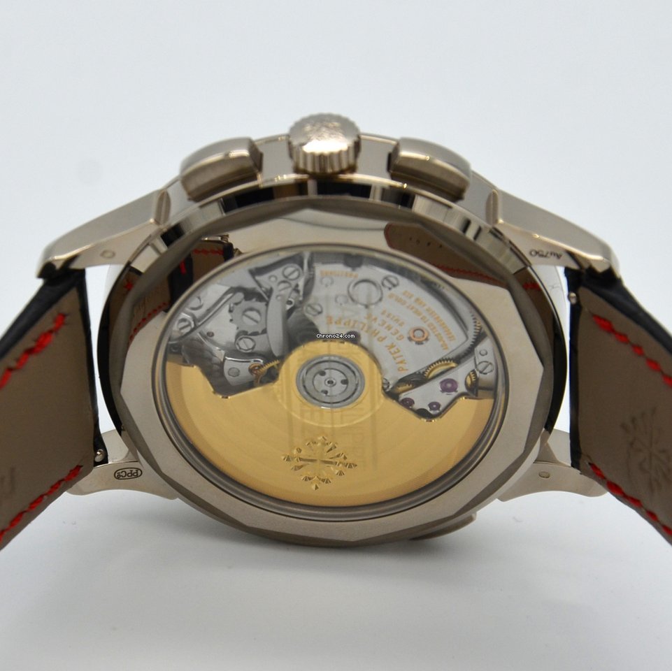 Patek Philippe World Time Chronograph Mens watch Unisex Automatic White gold 5930G-011 7