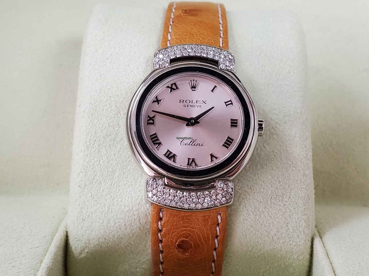 Rolex Cellini Mens watch Unisex White gold Quartz 6672 7
