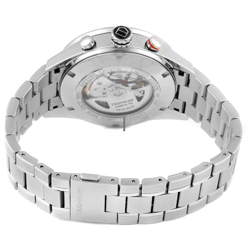 TAG Heuer Carrera Calibre 16 Mens watch Unisex Automatic Steel CV2A1H 7