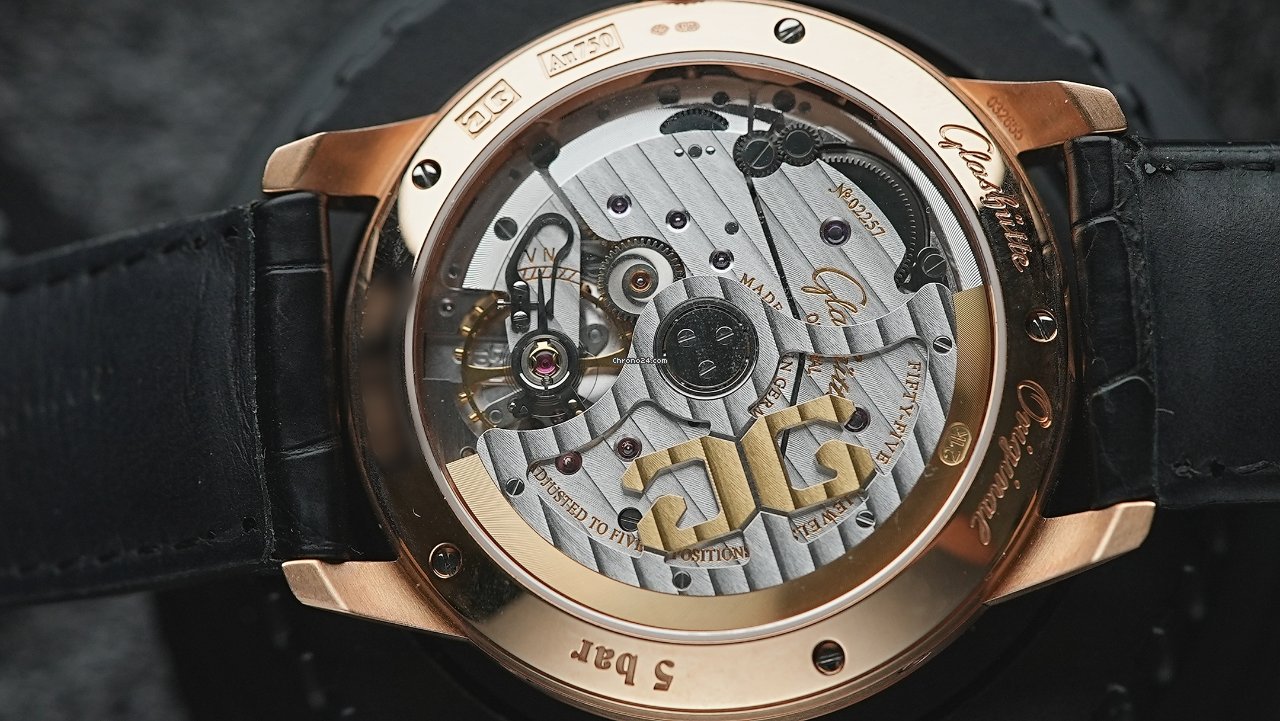 Glashtte Original Senator Panorama Date Moon Phase Mens watch Unisex Automatic Rose gold 100-04-32-15-04 7