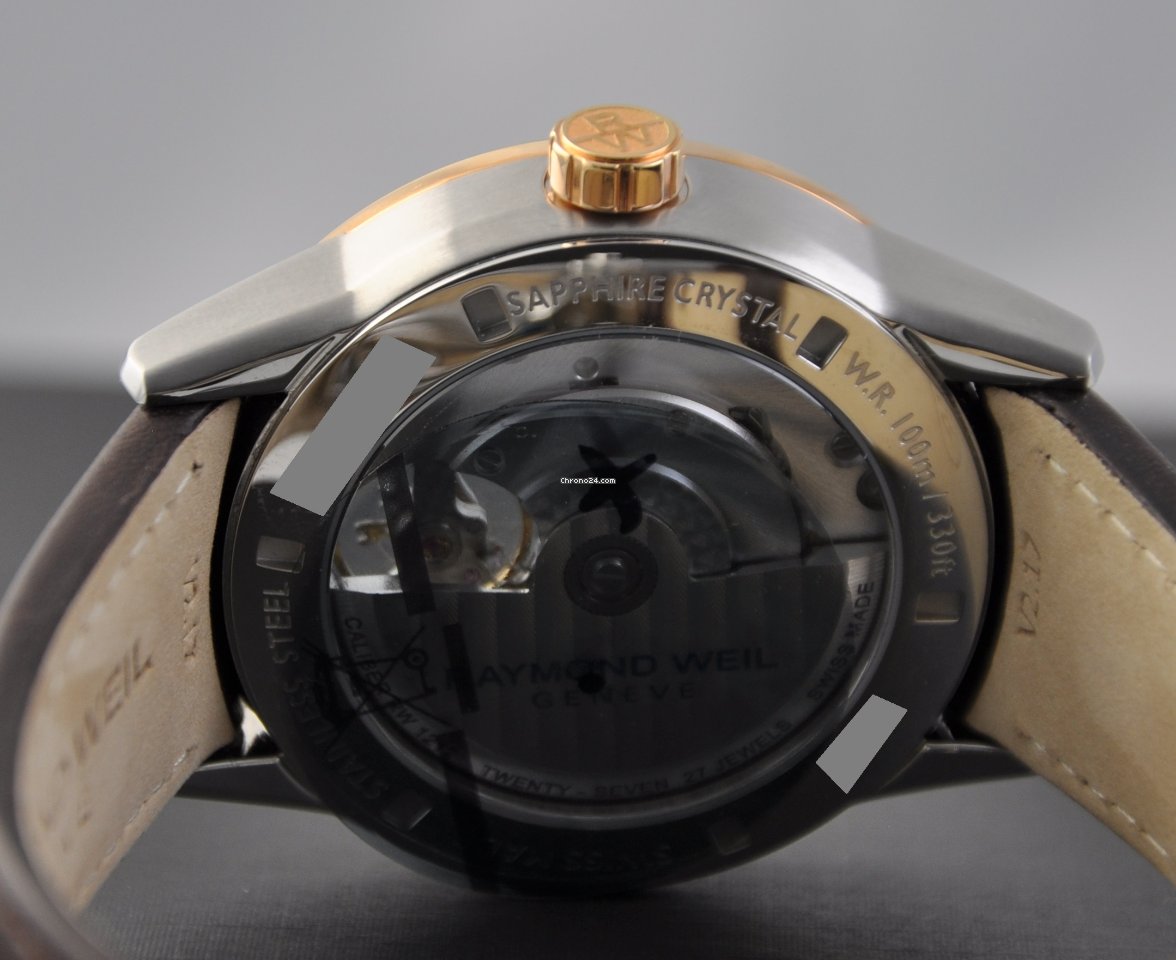 Raymond Weil Freelancer Mens watch Unisex Automatic Gold Steel 2780-SC5-20001 7