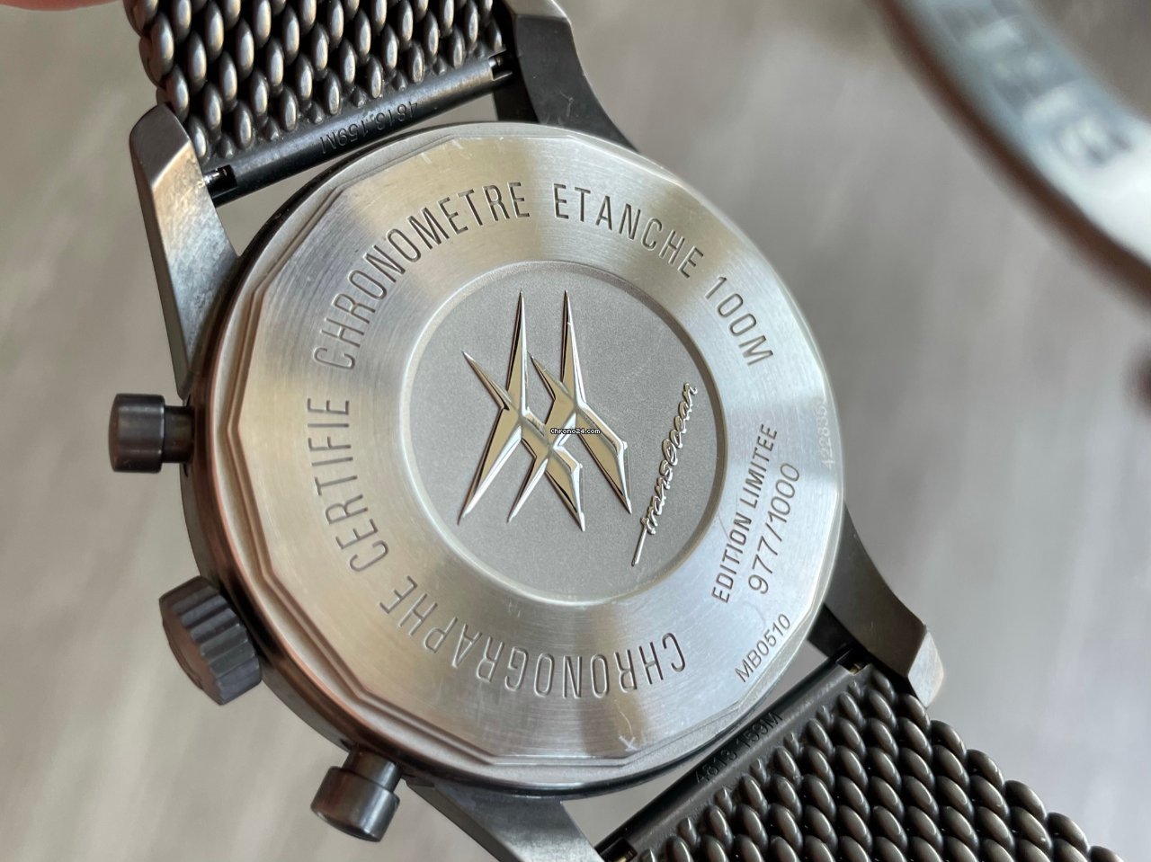 Breitling Transocean Unitime Pilot Mens watch Unisex Automatic Steel MB0510U6 BC80 7