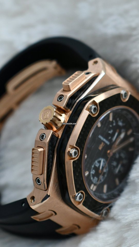 Audemars Piguet Royal Oak Offshore Chronograph Mens watch Unisex Automatic Rose gold 26030RO.OO.D021IN.01 7