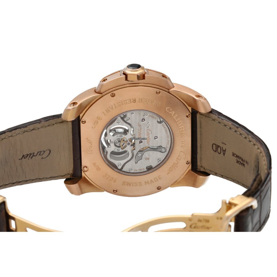 Cartier Calibre de Cartier Mens watch Unisex Automatic Rose gold 3204 7